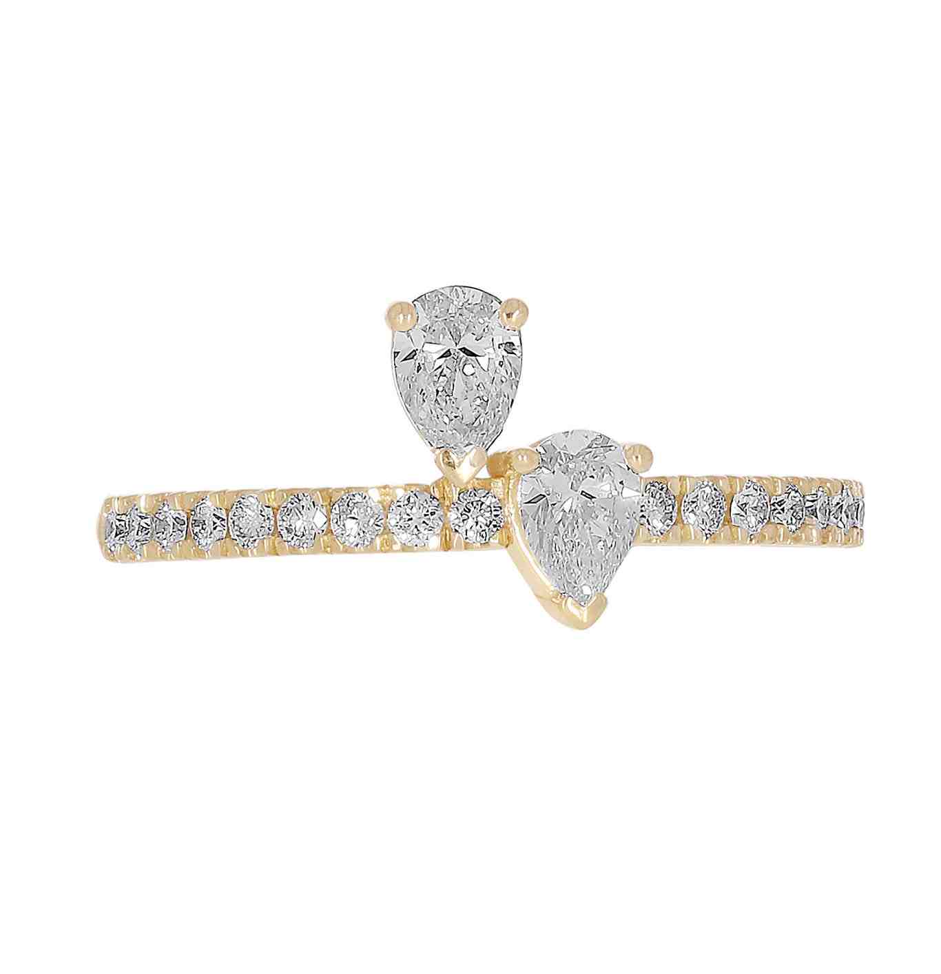 Pear Shape Diamond Ring LR12876A